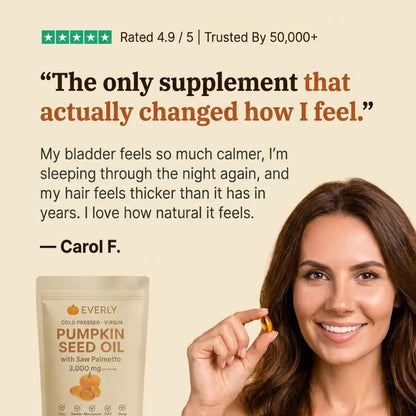 Less Hair Shedding & Improved Bladder Comfort Within Three Weeks